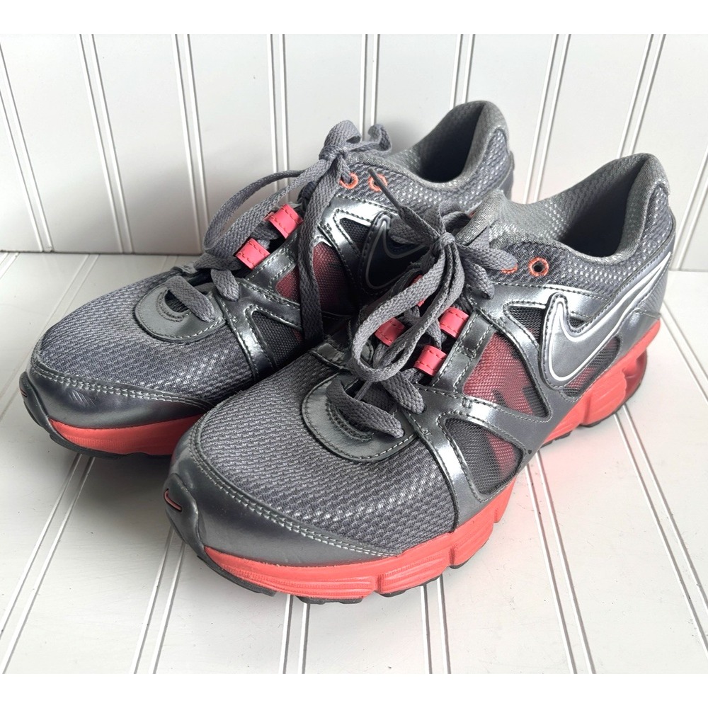 womens silver pink Nike Reax Shox Rocket 2 running shoes sneaker sport‎ 8.5 M